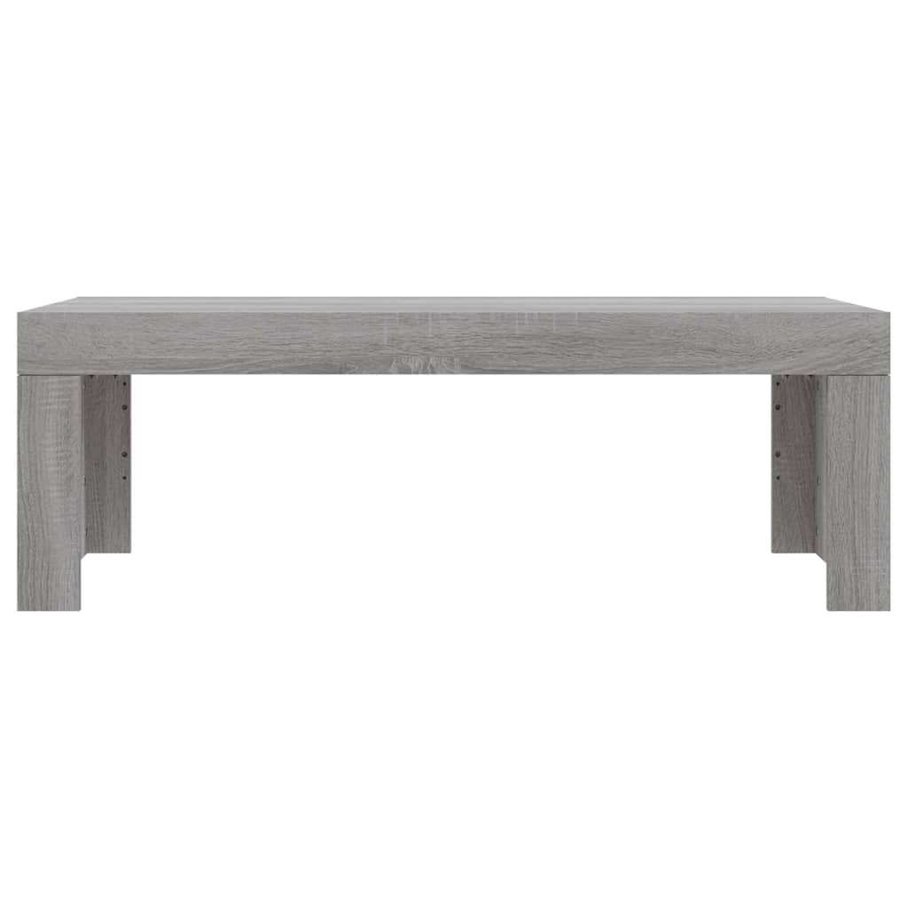 vidaXL Coffee Table | Grey sonoma | Engineered wood | 102x50x36 cm | Modern 4