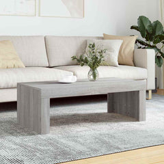 vidaXL Coffee Table | Grey sonoma | Engineered wood | 102x50x36 cm | Modern 1