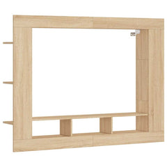 TV Cabinet 152x22x113 cm Engineered Wood Sonoma oak