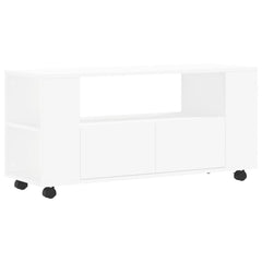 TV Cabinet 102x34,5x43 cm Engineered Wood White