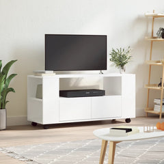 TV Cabinet 102x34,5x43 cm Engineered Wood White