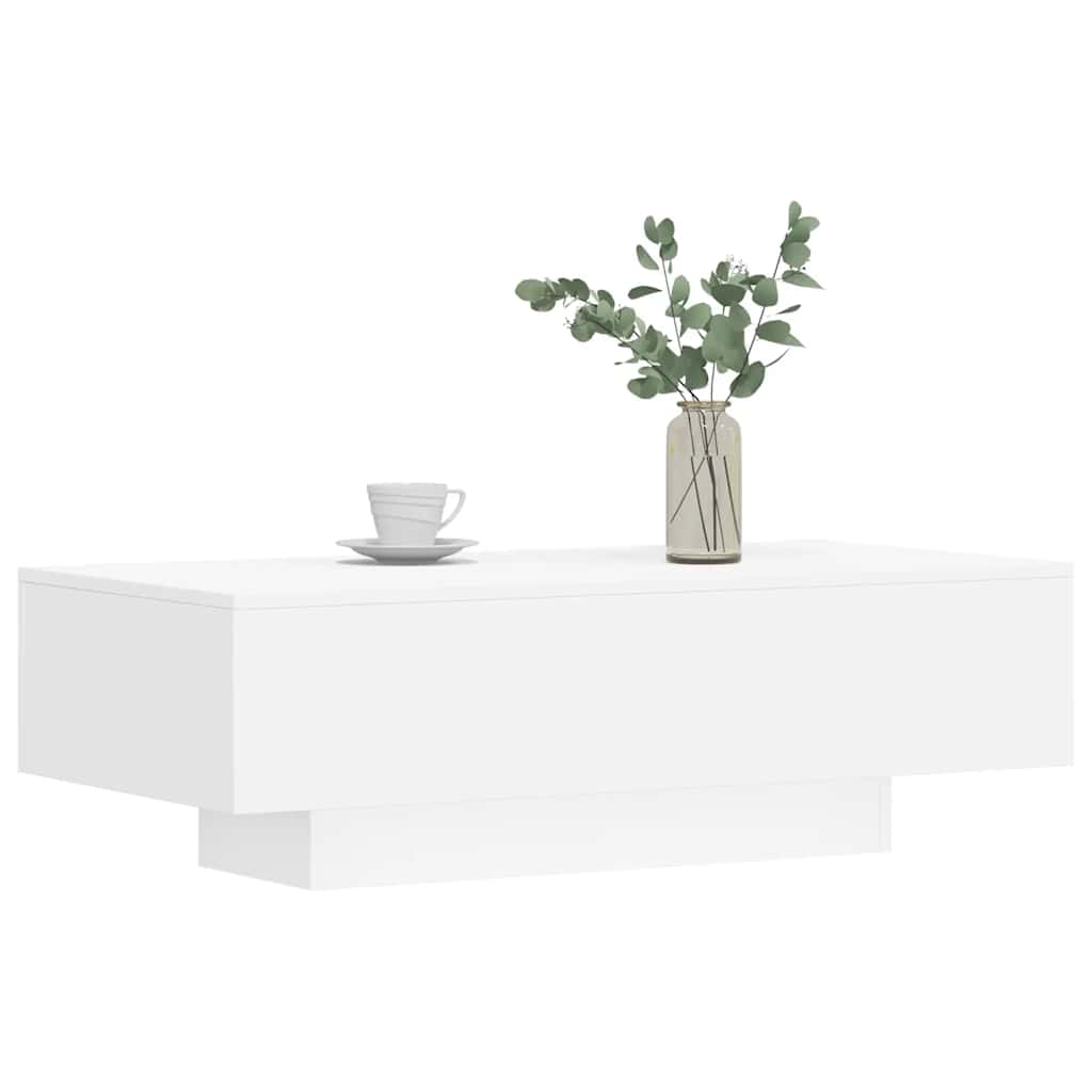 vidaXL Coffee Table | White | Engineered wood | Medium | Minimalistic 3