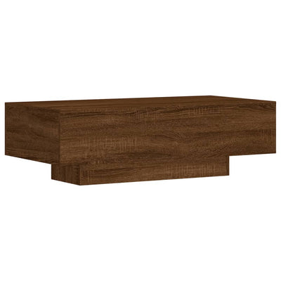 Coffee Table Brown Oak 100x49.5x31 cm Engineered Wood