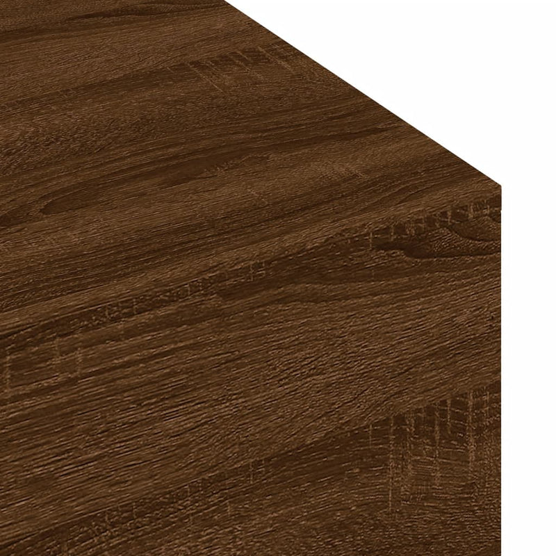 Coffee Table Brown Oak 100x49.5x31 cm Engineered Wood