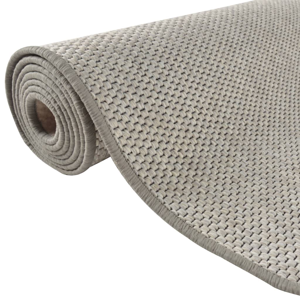 vidaXL Carpet Runner Sisal Look Platina 50x200 cm 5