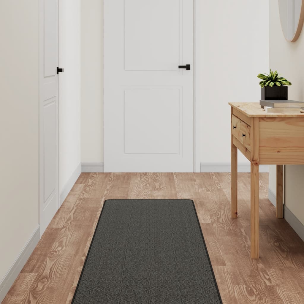 vidaXL Carpet Runner Sisal Look Anthracite 50x150 cm 1