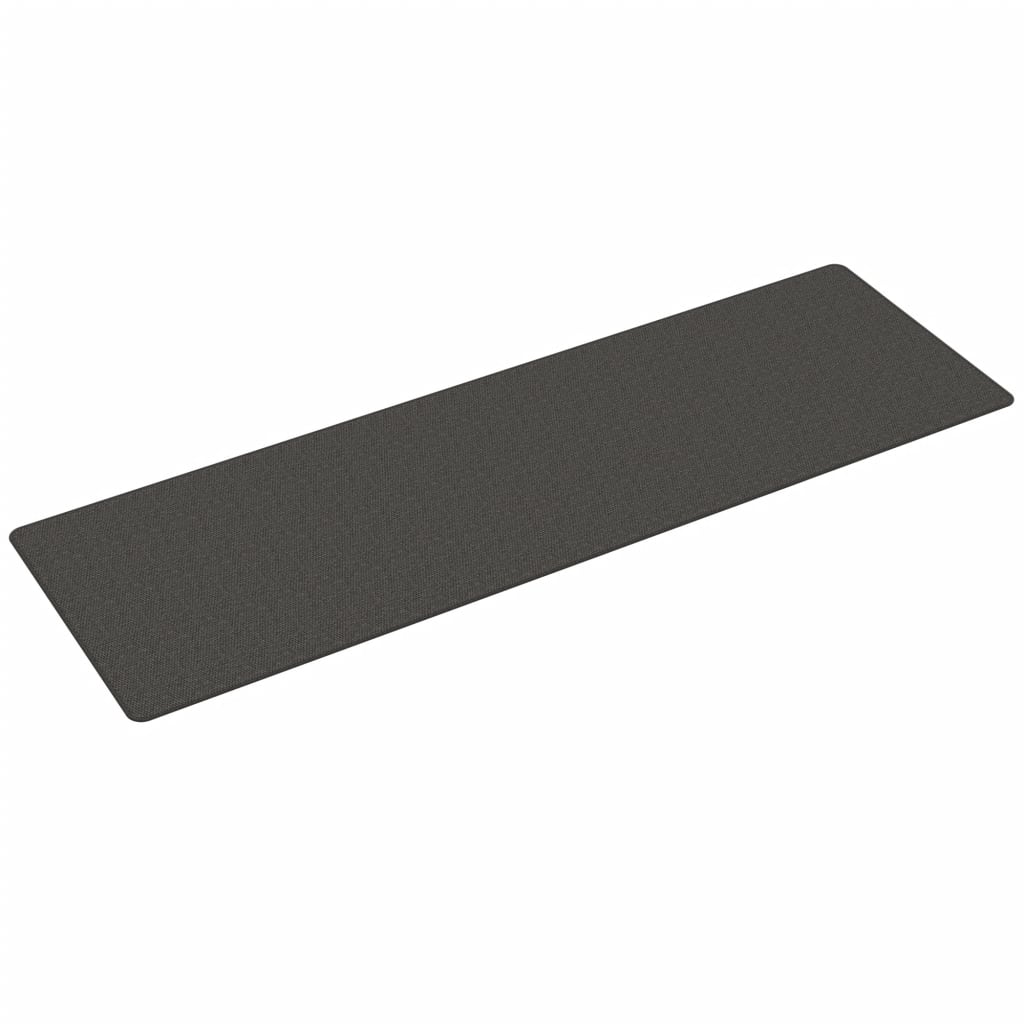 vidaXL Carpet Runner Sisal Look Anthracite 80x250 cm 2