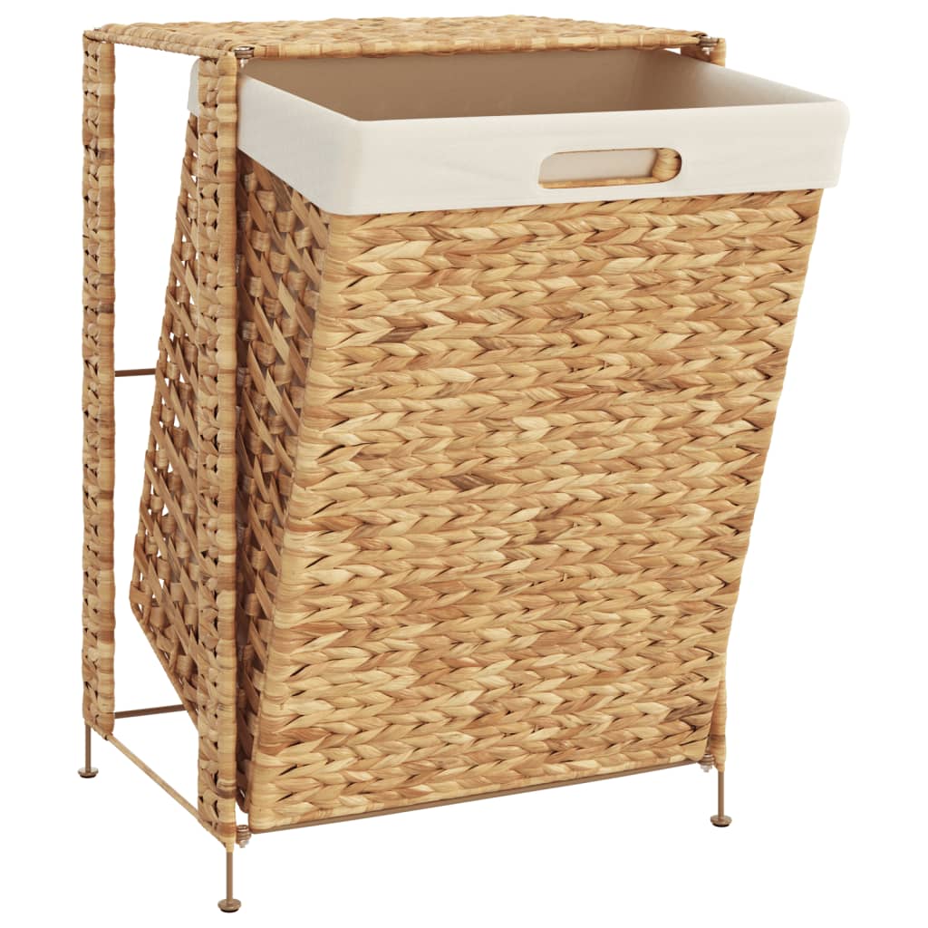 vidaXL Laundry Basket 44x34x64 cm Water Hyacinth 2