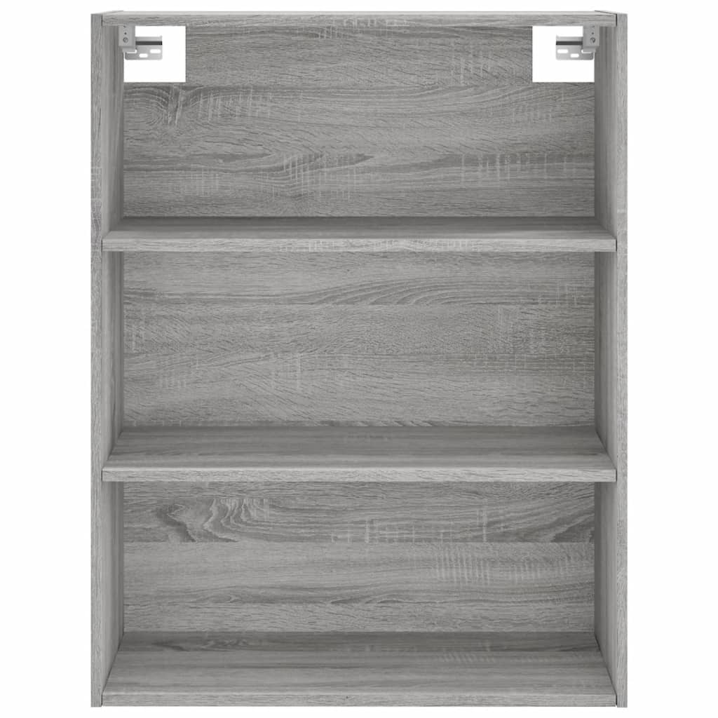 Highboard 69.5x34x180 cm Engineered Wood 2 Doors Grey sonoma