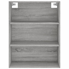 Highboard 69.5x34x180 cm Engineered Wood 2 Doors Grey sonoma