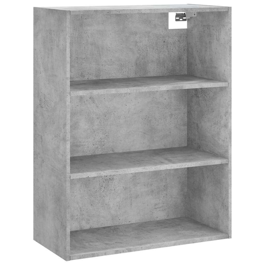 vidaXL Highboard Concrete Grey 69,5x34x180 cm Engineered Wood 4