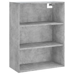 vidaXL Highboard Concrete Grey 69,5x34x180 cm Engineered Wood 4