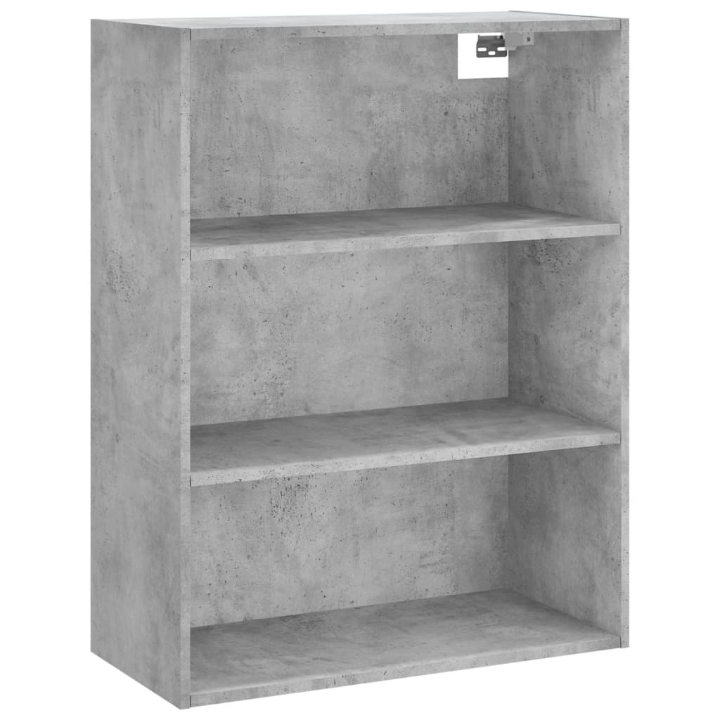 vidaXL Highboard Concrete Grey 69,5x34x180 cm Engineered Wood 4