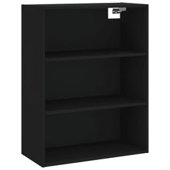 vidaXL Highboard Black 69,5x34x180 cm Engineered Wood 4