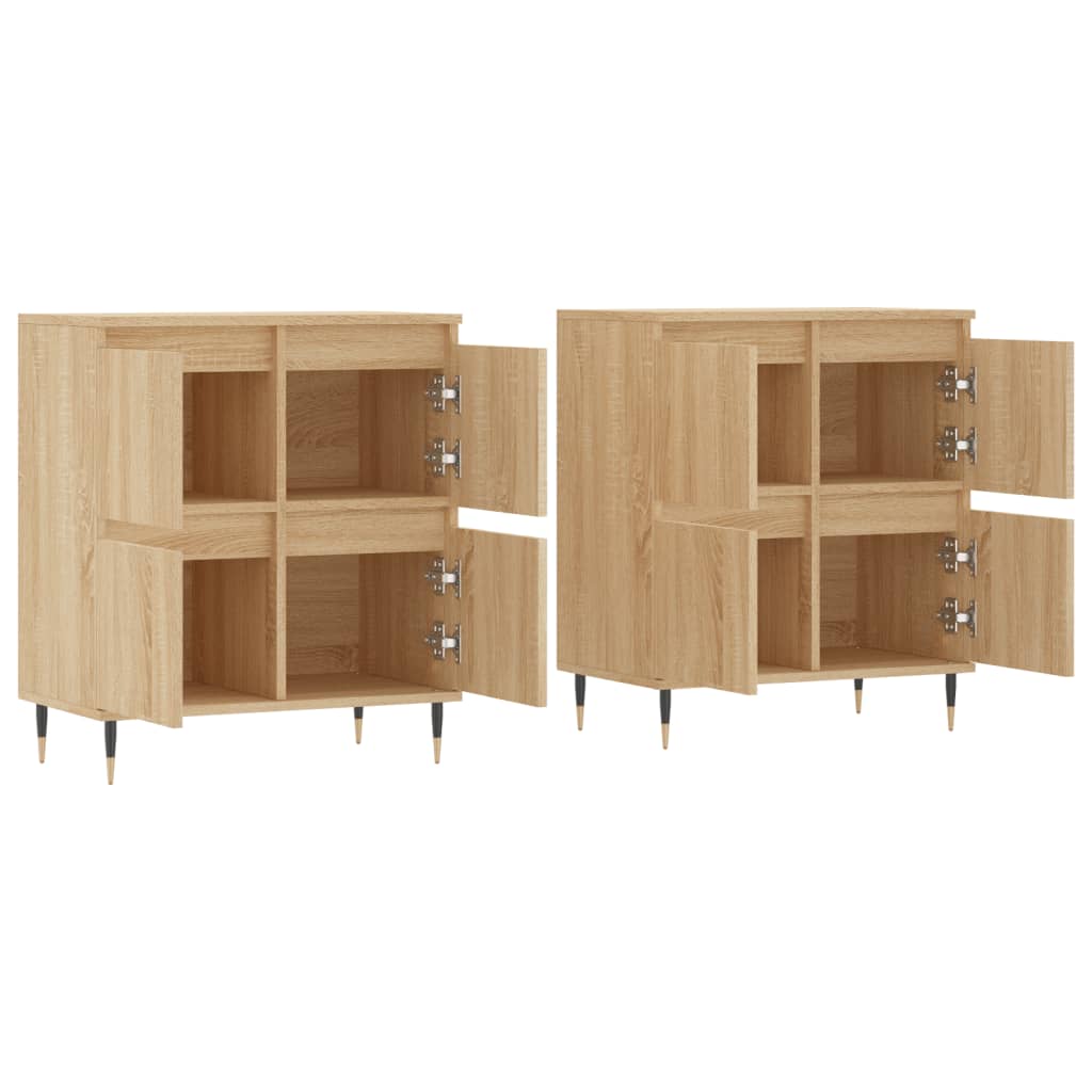 Sideboards Engineered Wood 2 pcs Sonoma oak