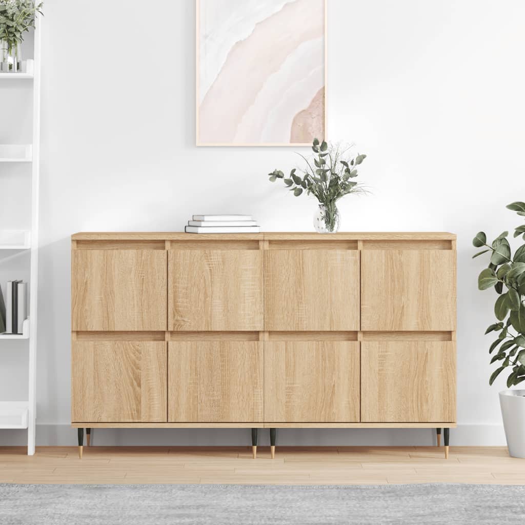 Sideboards Engineered Wood 2 pcs Sonoma oak