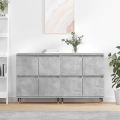 Sideboards Engineered Wood 2 pcs Concrete grey