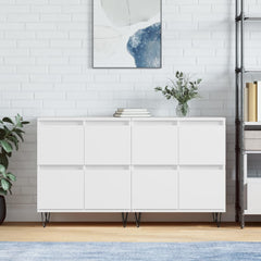 Sideboards Engineered Wood 2 pcs White