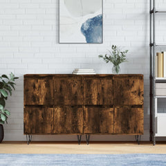 Sideboards Engineered Wood 2 pcs Smoked oak