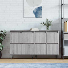 Sideboards Engineered Wood 2 pcs Grey sonoma