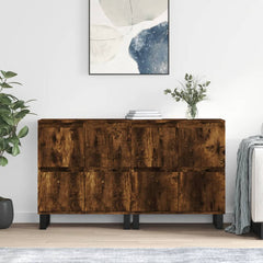 Sideboards Engineered Wood 2 pcs Smoked oak