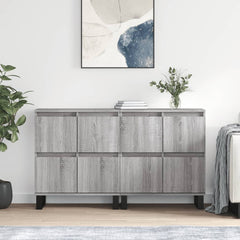 Sideboards Engineered Wood 2 pcs Grey sonoma