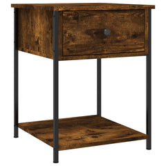 vidaXL Bedside Tables 2 pcs Smoked Oak 44x45x58 cm Engineered Wood 3