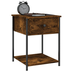 vidaXL Bedside Tables 2 pcs Smoked Oak 44x45x58 cm Engineered Wood 4