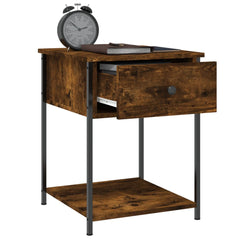 vidaXL Bedside Tables 2 pcs Smoked Oak 44x45x58 cm Engineered Wood 5