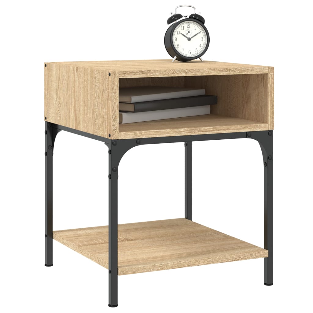 vidaXL Bedside Tables 2 pcs Sonoma Oak 40x41x50 cm Engineered Wood 3