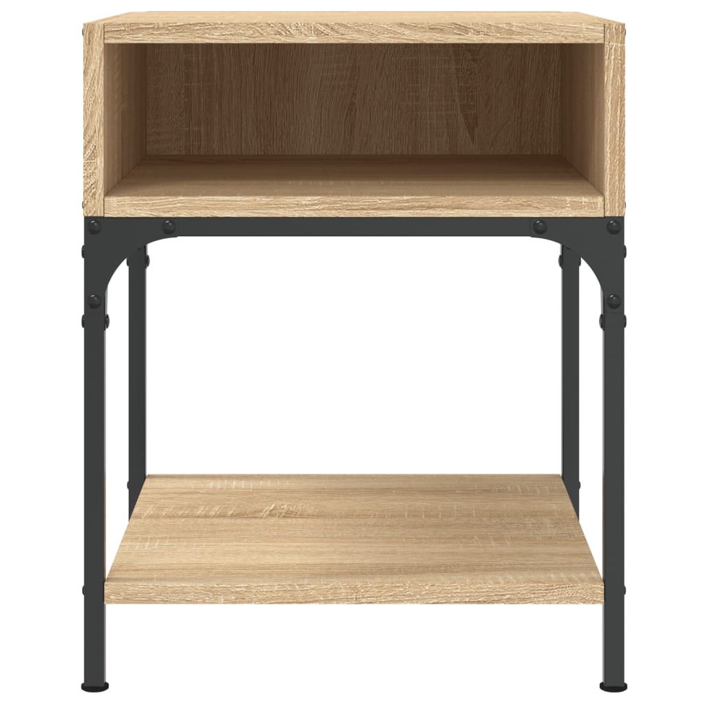 vidaXL Bedside Tables 2 pcs Sonoma Oak 40x41x50 cm Engineered Wood 5