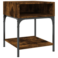 vidaXL Bedside Tables 2 pcs Smoked Oak 40x41x50 cm Engineered Wood 4