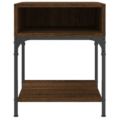 vidaXL Bedside Tables 2 pcs Brown Oak 40x41x50 cm Engineered Wood 5