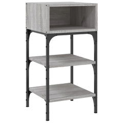 vidaXL Bedside Tables 2 pcs Grey Sonoma 35x34.5x70 cm Engineered Wood 4