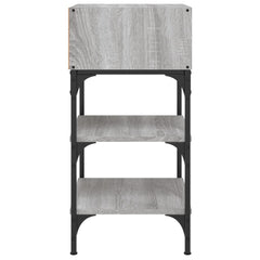 vidaXL Bedside Tables 2 pcs Grey Sonoma 35x34.5x70 cm Engineered Wood 6