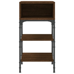 vidaXL Bedside Tables 2 pcs Brown Oak 35x34.5x70 cm Engineered Wood 5