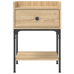 vidaXL Bedside Table Sonoma Oak 40.5x31x60 cm Engineered Wood 5