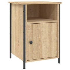 vidaXL Bedside Cabinet Sonoma Oak 40x42x60 cm Engineered Wood 2