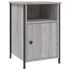 vidaXL Bedside Cabinet Grey Sonoma 40x42x60 cm Engineered Wood 2