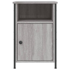 vidaXL Bedside Cabinet Grey Sonoma 40x42x60 cm Engineered Wood 5