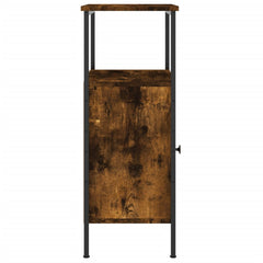 vidaXL Bedside Cabinet Smoked Oak 41x31x80 cm Engineered Wood 6