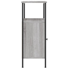vidaXL Bedside Cabinet Grey Sonoma 41x31x80 cm Engineered Wood 6