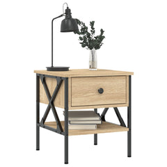 vidaXL Bedside Table Sonoma Oak 40x42x45 cm Engineered Wood 3