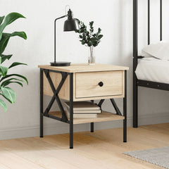vidaXL Bedside Table Sonoma Oak 40x42x45 cm Engineered Wood 1
