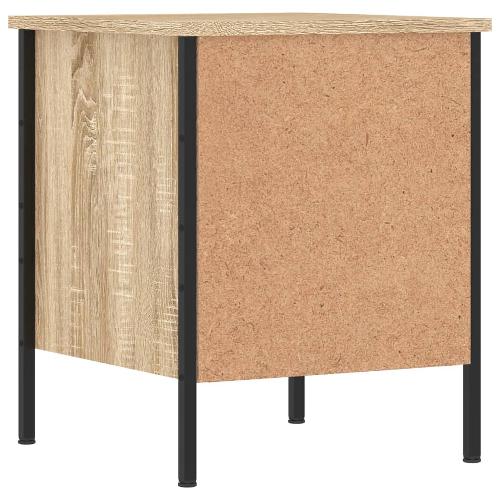 vidaXL Bedside Cabinet Sonoma Oak 40x42x50 cm Engineered Wood 5