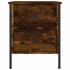 vidaXL Bedside Cabinets 2 pcs Smoked Oak 40x42x50 cm Engineered Wood 4