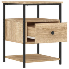 vidaXL Bedside Cabinet Sonoma Oak 40x42x56 cm Engineered Wood 5