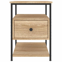 vidaXL Bedside Cabinet Sonoma Oak 40x42x56 cm Engineered Wood 6