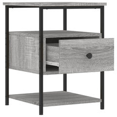 vidaXL Bedside Cabinet Grey Sonoma 40x42x56 cm Engineered Wood 5