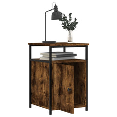 vidaXL Bedside Cabinets 2 pcs Smoked Oak 40x42x60 cm Engineered Wood 5